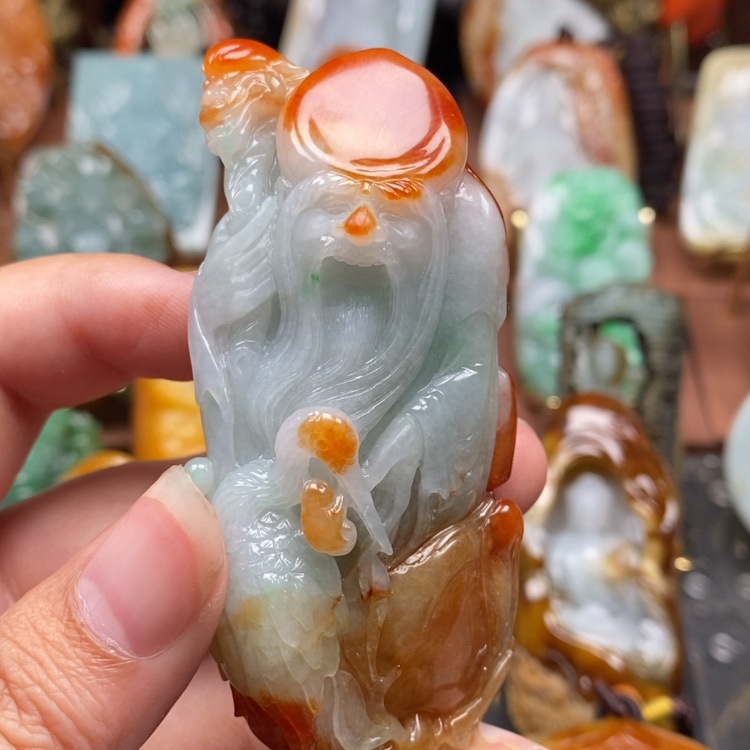 【闪购商品】颈饰未镶嵌翡翠经**扬