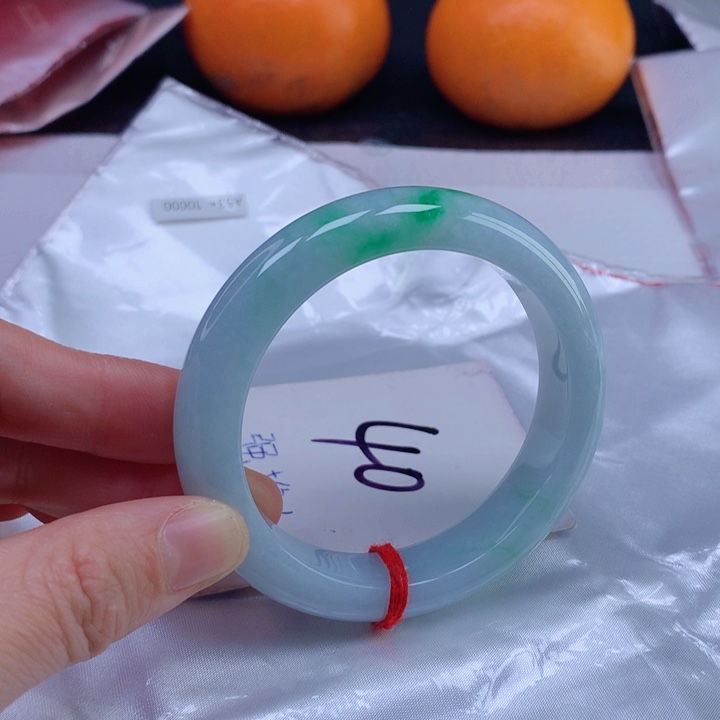 翡翠手镯未镶嵌缅甸天然翡翠 53535353