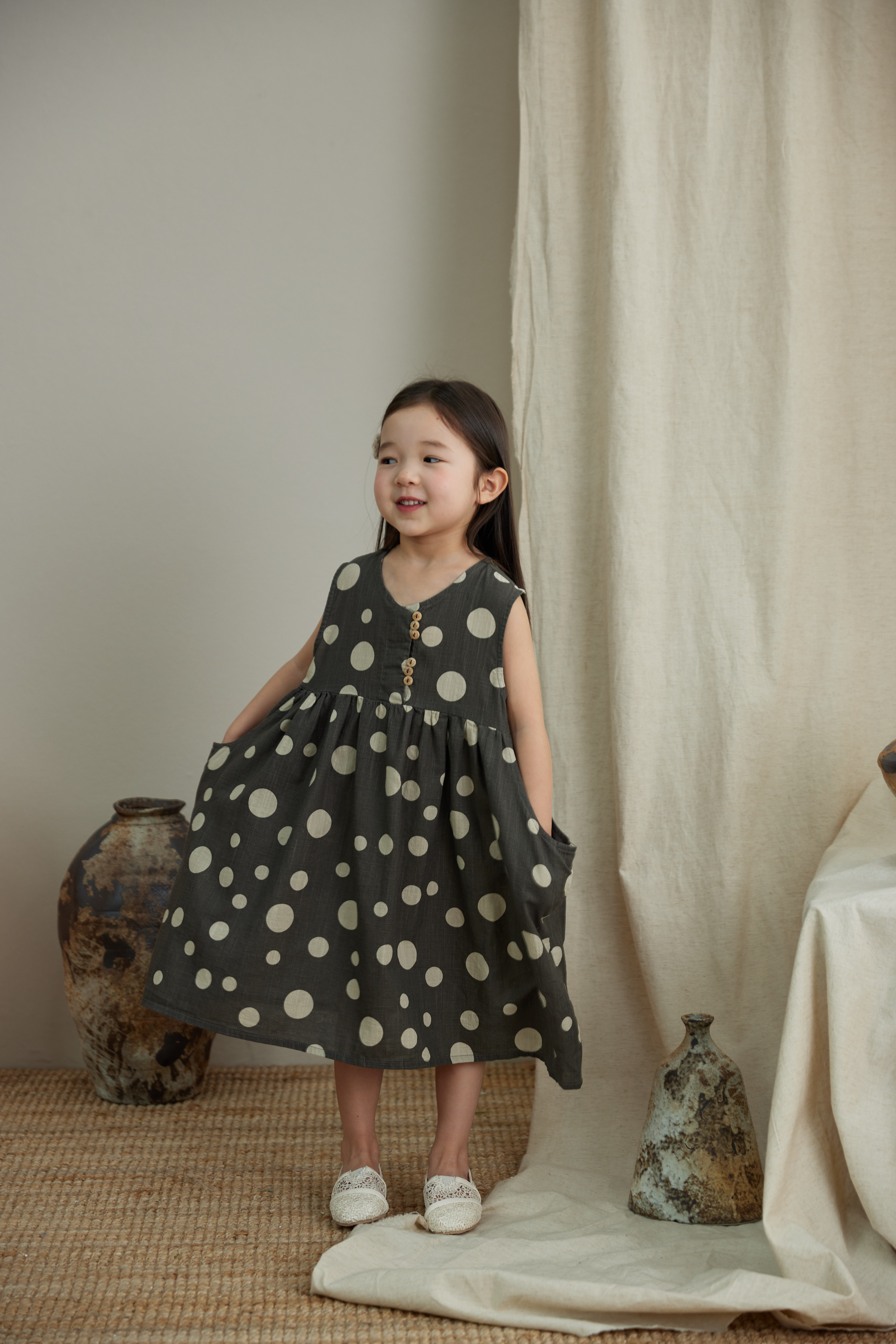 801-890夏款福利森系棉麻连衣裙