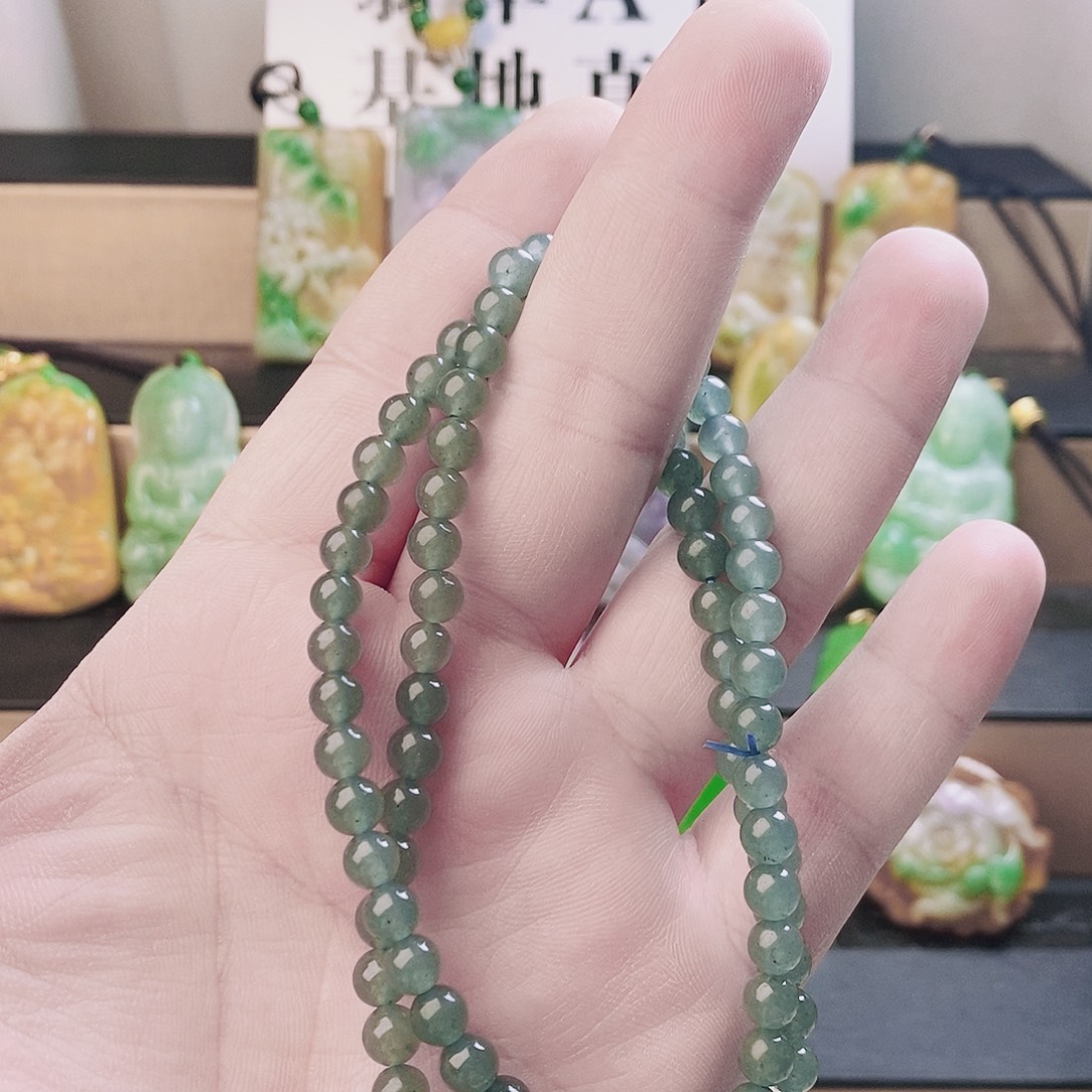 翡翠银S925镶嵌吊坠(赠链)