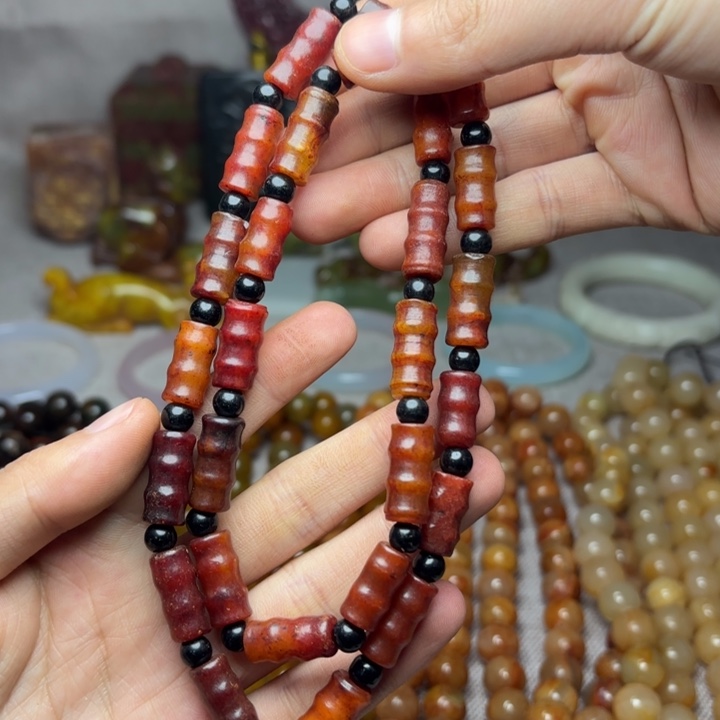 白玉菩提吊坠———