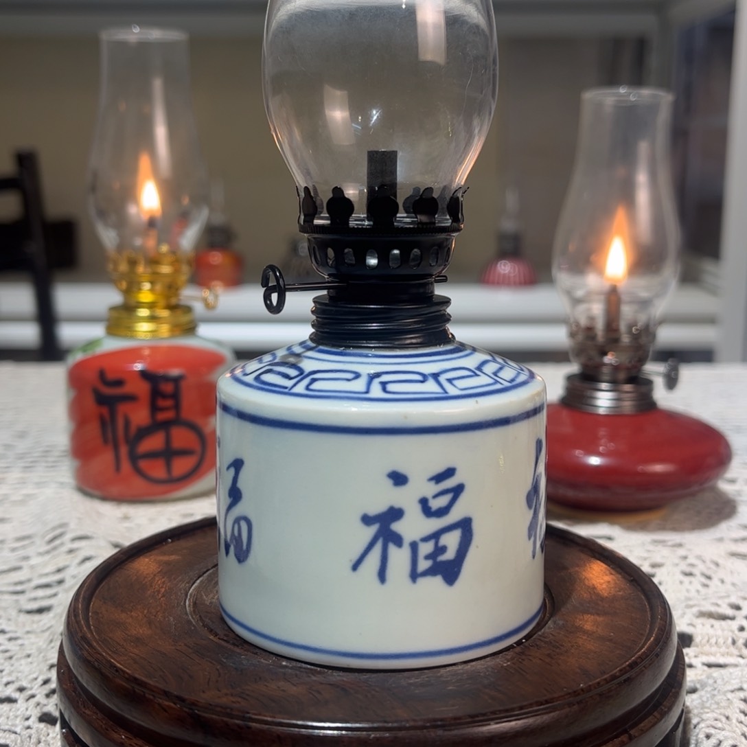 摆件景德镇陶瓷香薰灯