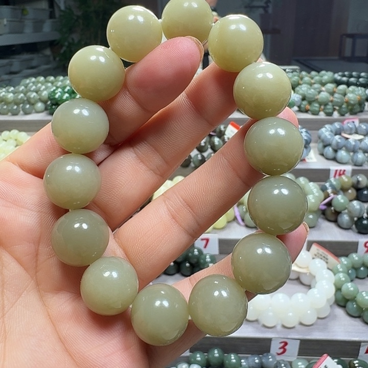 未镶嵌手链和田玉新疆且末糖卡16