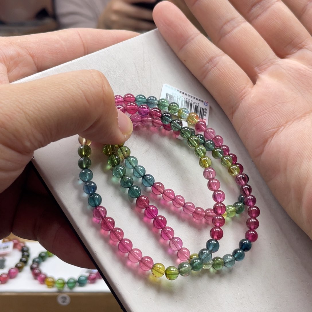 碧玺手串未镶嵌5.4mm.mmmmmmmmmmm