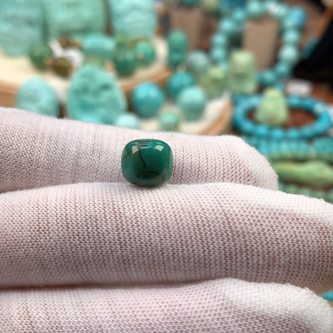 绿松石未镶嵌珠宝奇石9.3mm