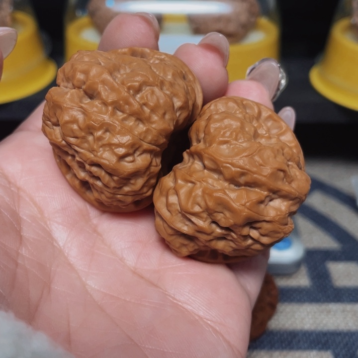 文玩核桃把件微***笑蛤蟆41