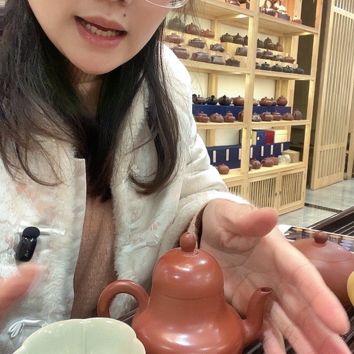 汝窑主人杯紫砂壶大红袍