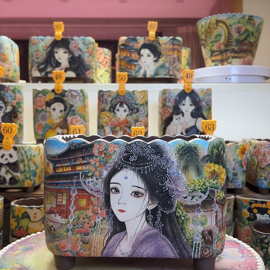 Gogo的精工美女长方盆（内口长度20）