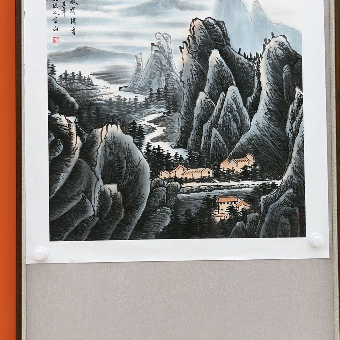 国画孙立芳展览原作