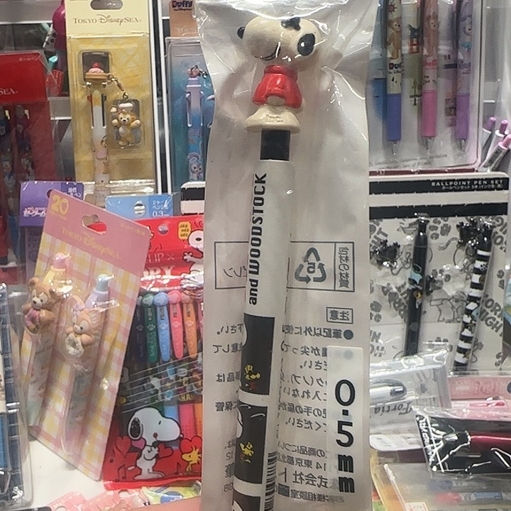 史努比大头自动铅笔一支