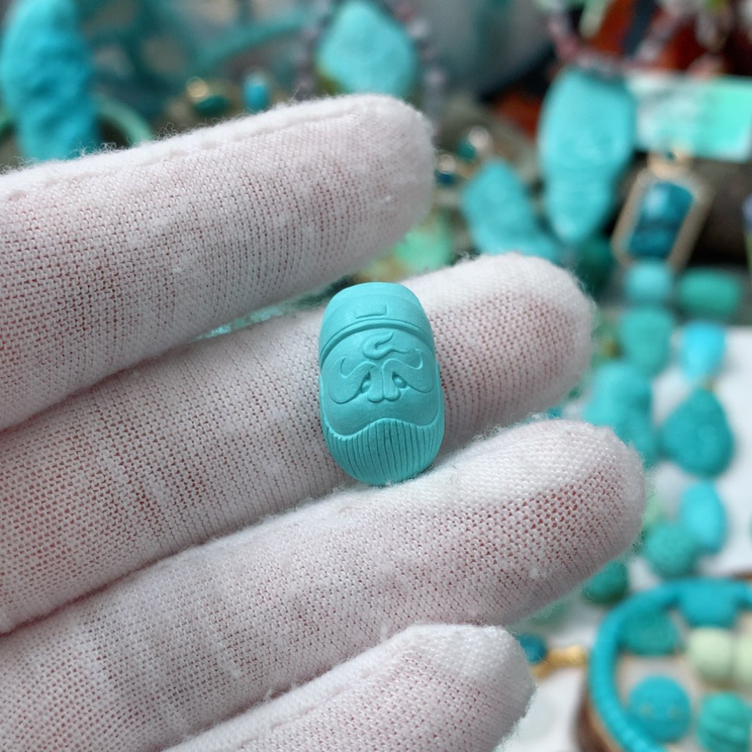 绿松石珠宝奇石未镶嵌