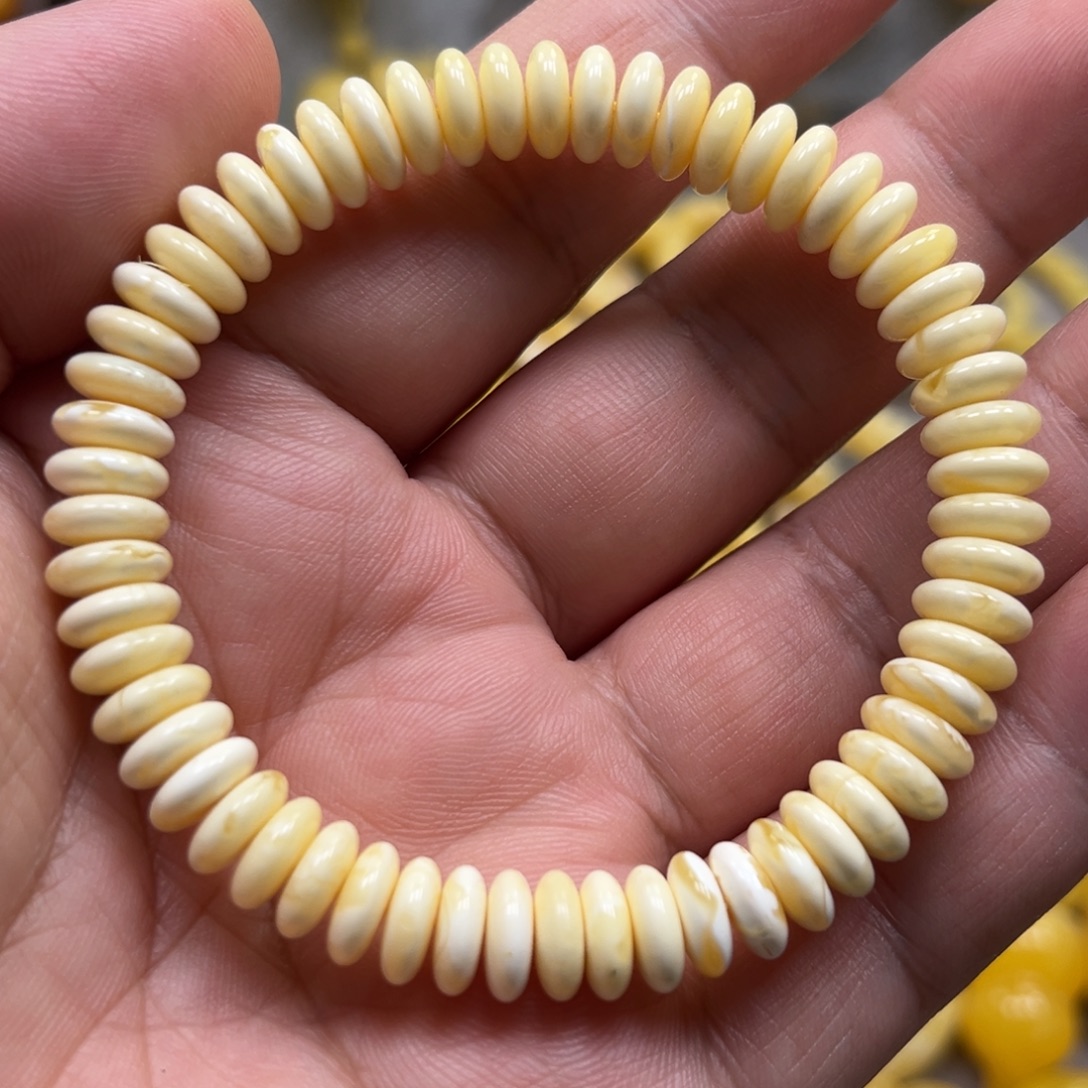 琥珀未镶嵌手链手串