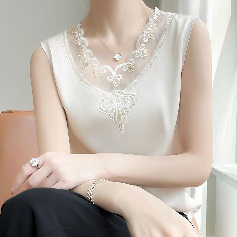 64韩版性感遮肉V领小背心上衣胖MM少女修身显瘦抽绳吊带衫