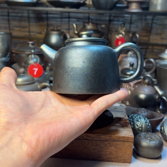 壶庄诚柴烧坭兴陶壶