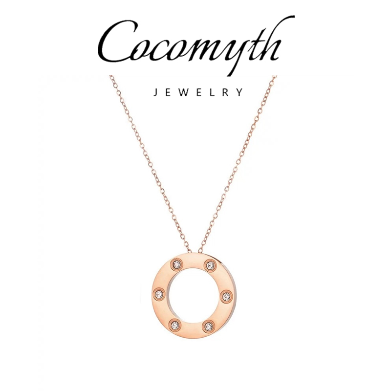 COCOMYTH 轻奢百搭大饼项链D542