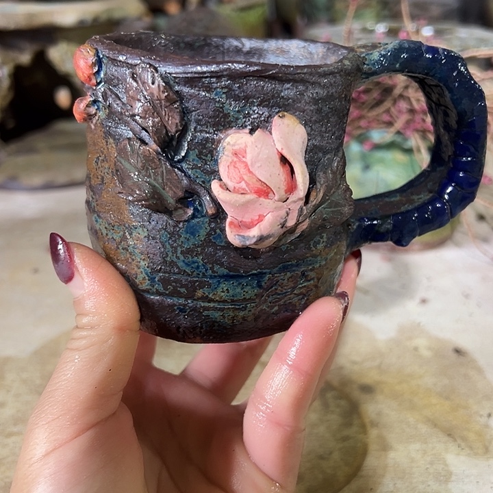 新店福利满58包邮手工粗陶高温