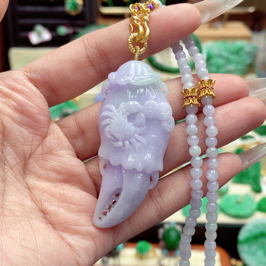 颈饰未镶嵌翡翠翡翠吊坠