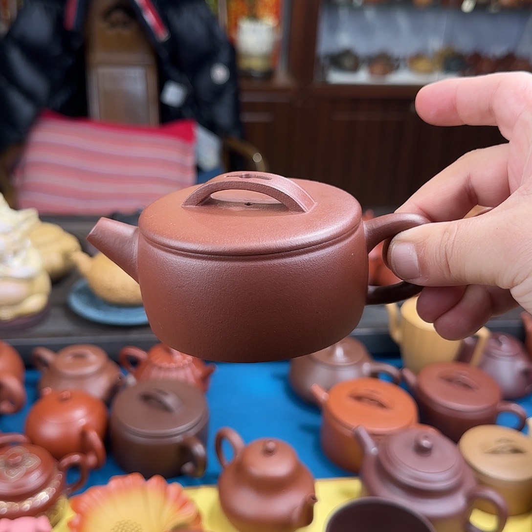 紫砂茶壶汉瓦底槽清