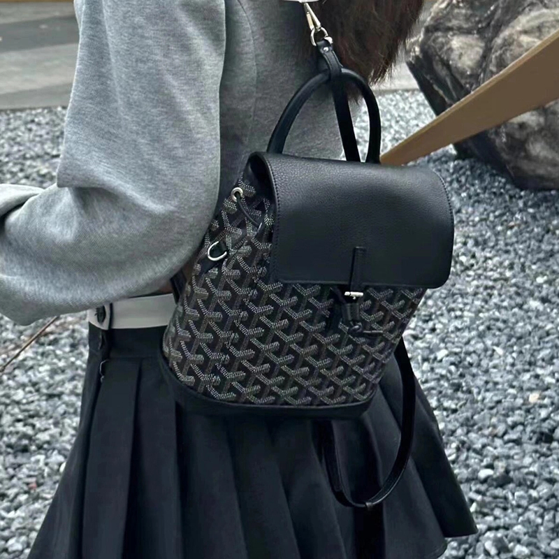 【MINI双肩】狗牙包经典迷你双肩包女Mini Alpin小书包翻盖折叠单肩