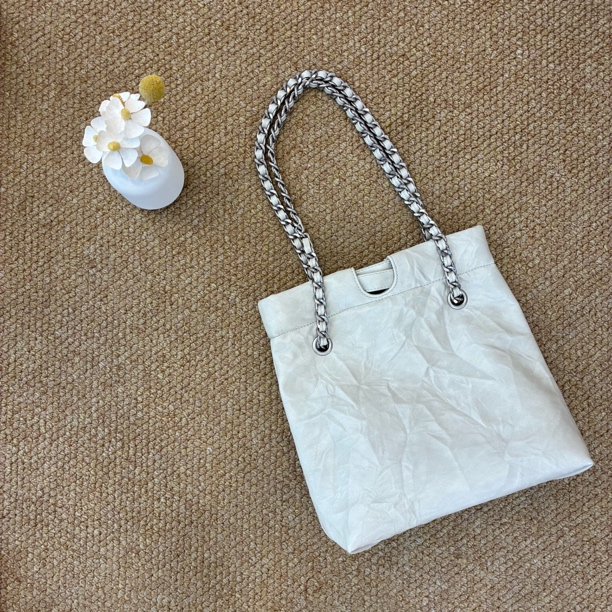 新款韩系垃圾袋包包多功能单肩腋下手拎斜挎包经典垃圾袋包2378#