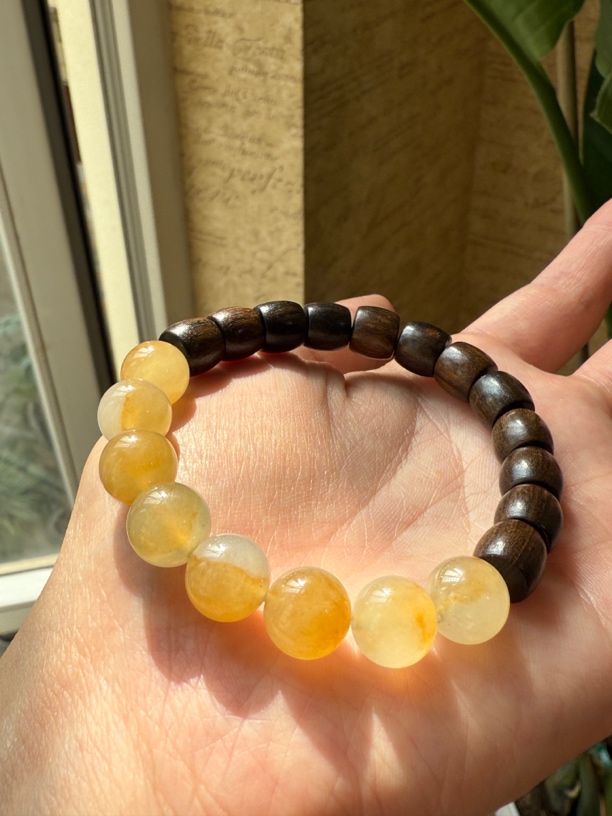 沁玥轩珠宝缅甸翡翠A货冰黄翡飘黄焦糖黄一口黄