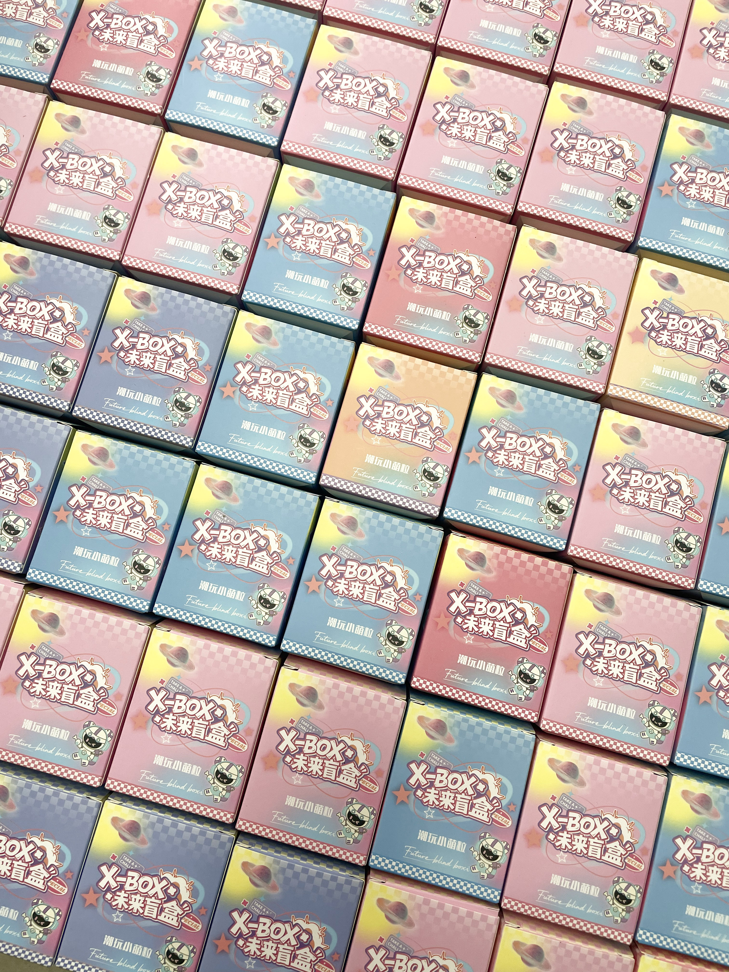 （拆盒）光织织园园前方3.0丑鱼坐坐盲盒萌娃