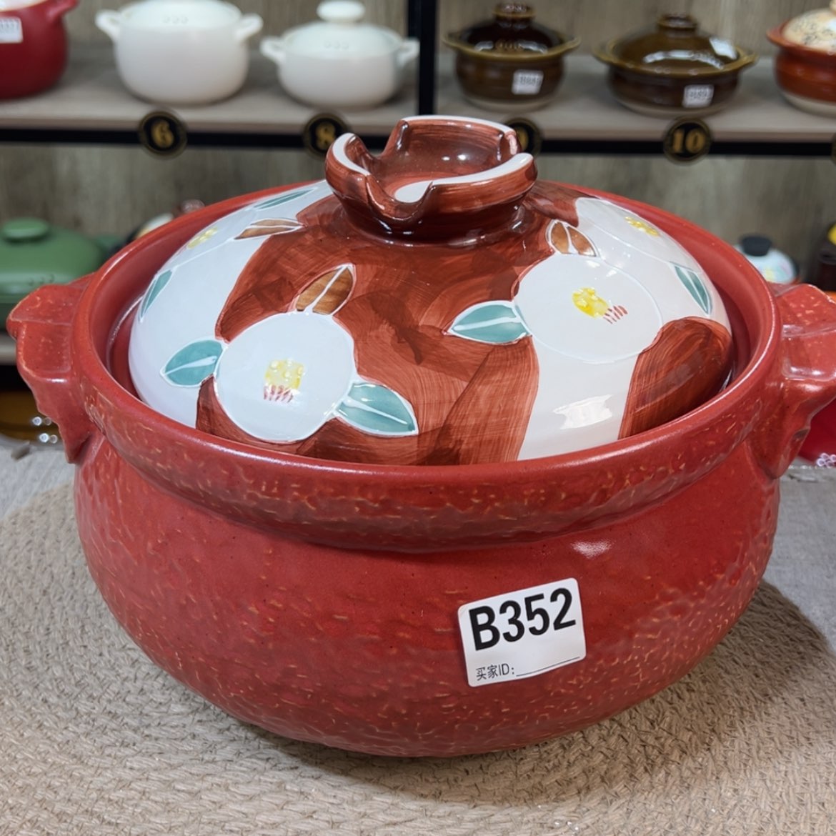 【闪购商品】5.5升粗陶砂锅微瑕疵品352