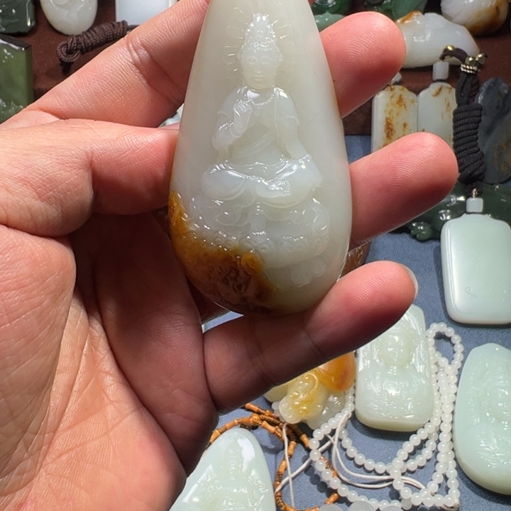 和田玉手链未镶嵌無*