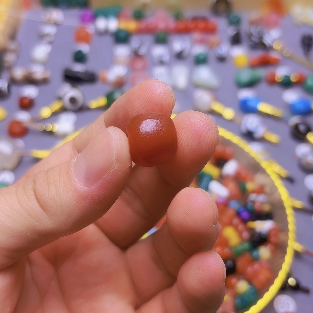 玛瑙/玉髓隔珠未镶嵌丁*儿