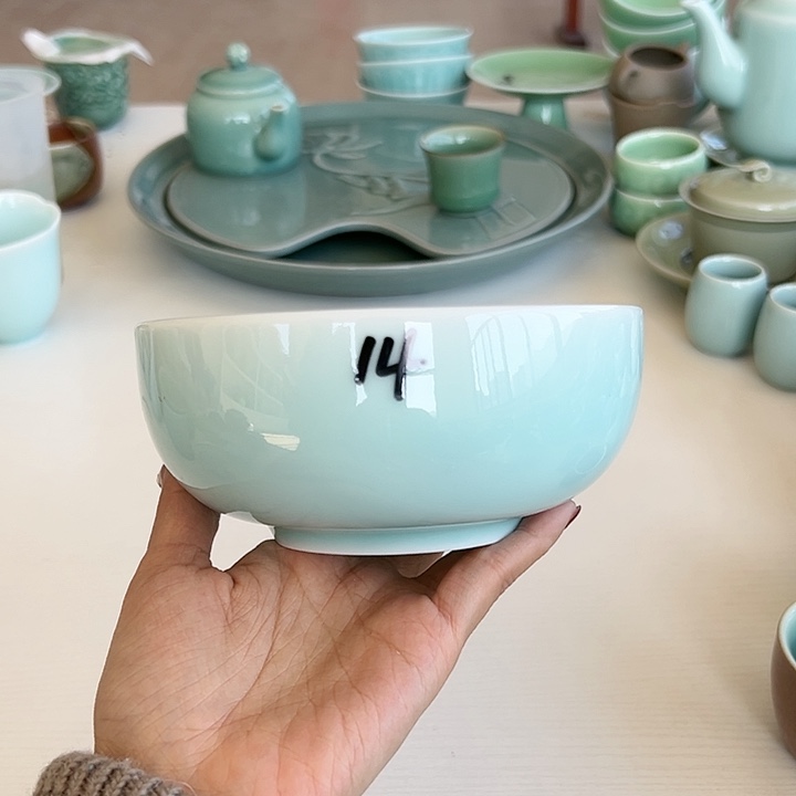 小米茶器龙泉青瓷