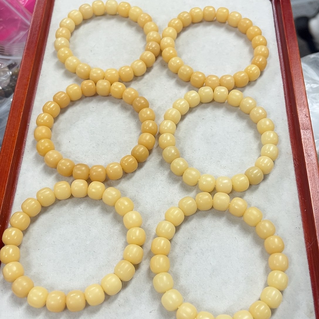 菩提根/象牙果手串A756卡12干磨