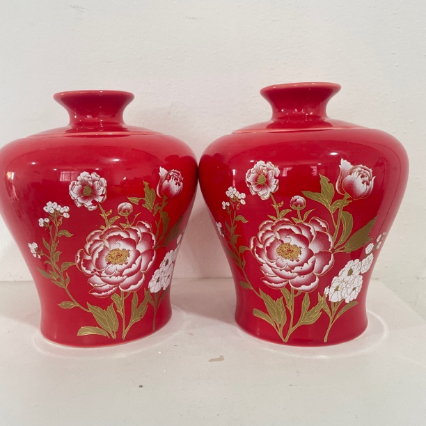 微瑕多功能陶瓷花瓶储物罐密封罐a141