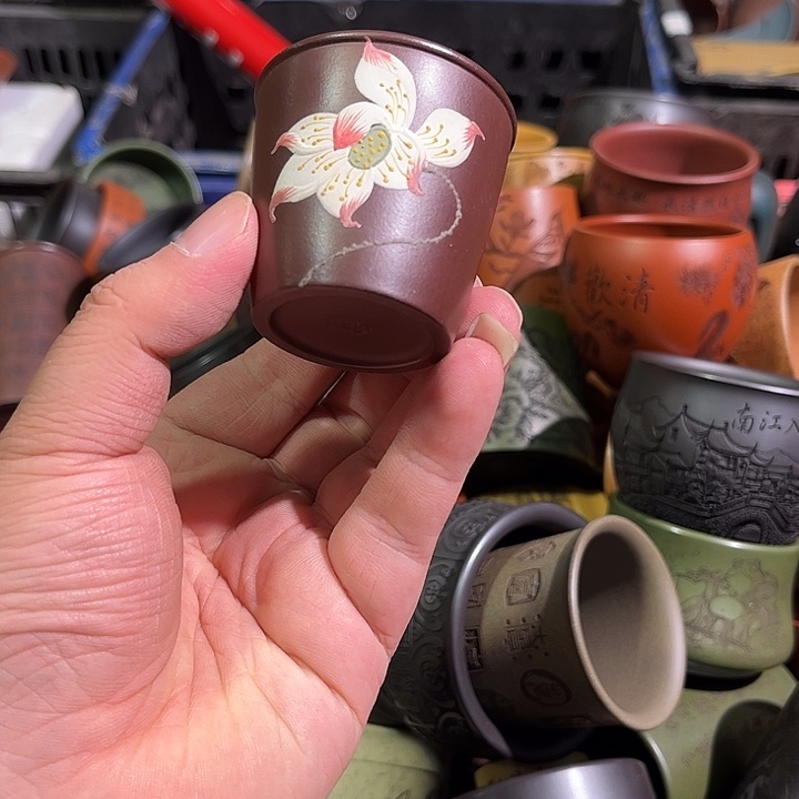 茶杯紫砂全手工紫砂主人杯