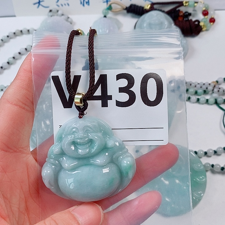 翡翠颈饰未镶嵌天然