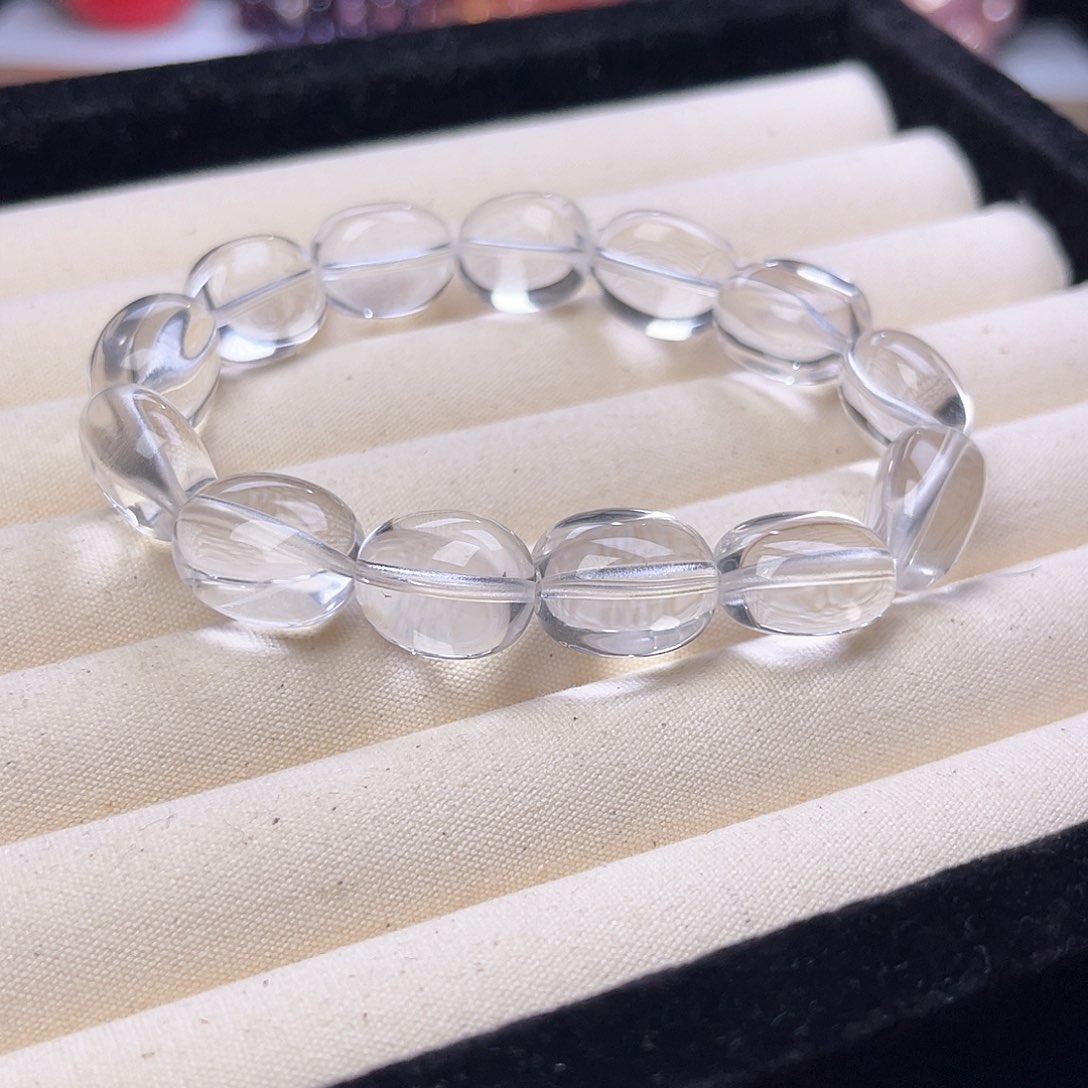 水晶手串未镶嵌₊***⁺天然水晶
