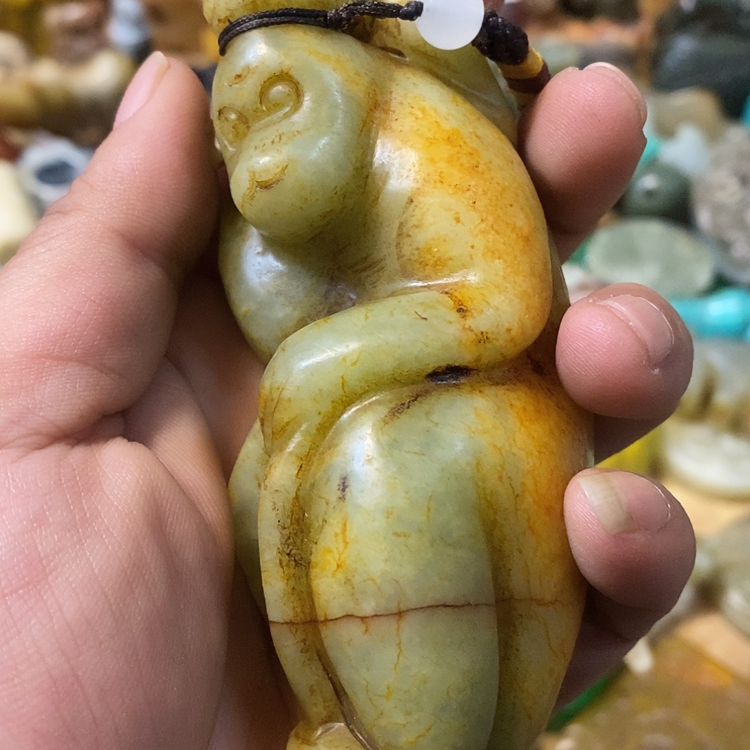 和田玉（糖玉）未镶嵌挂件玉器玉器玉器摆件