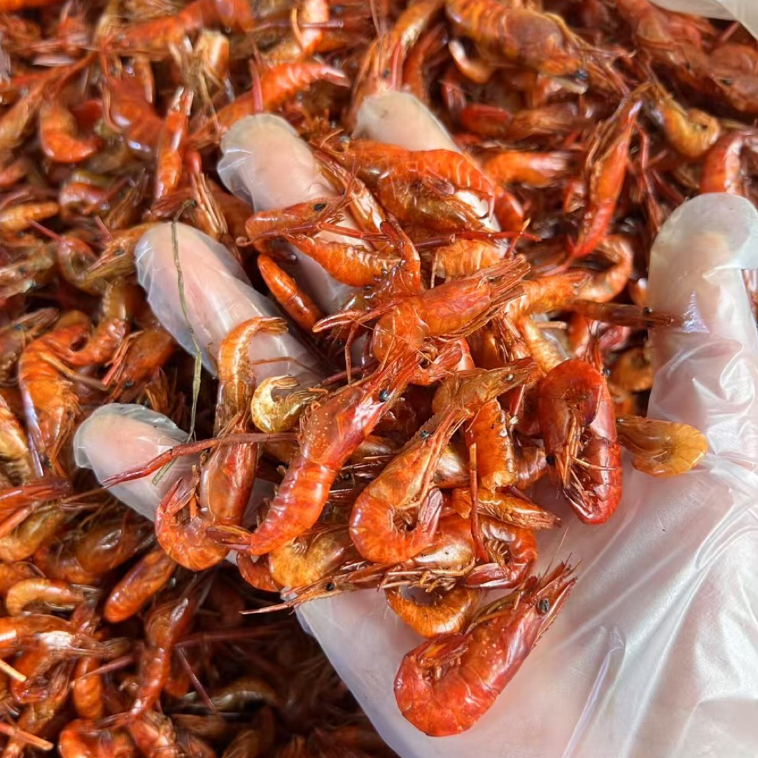野生江河虾，米糠烟熏，香味十足