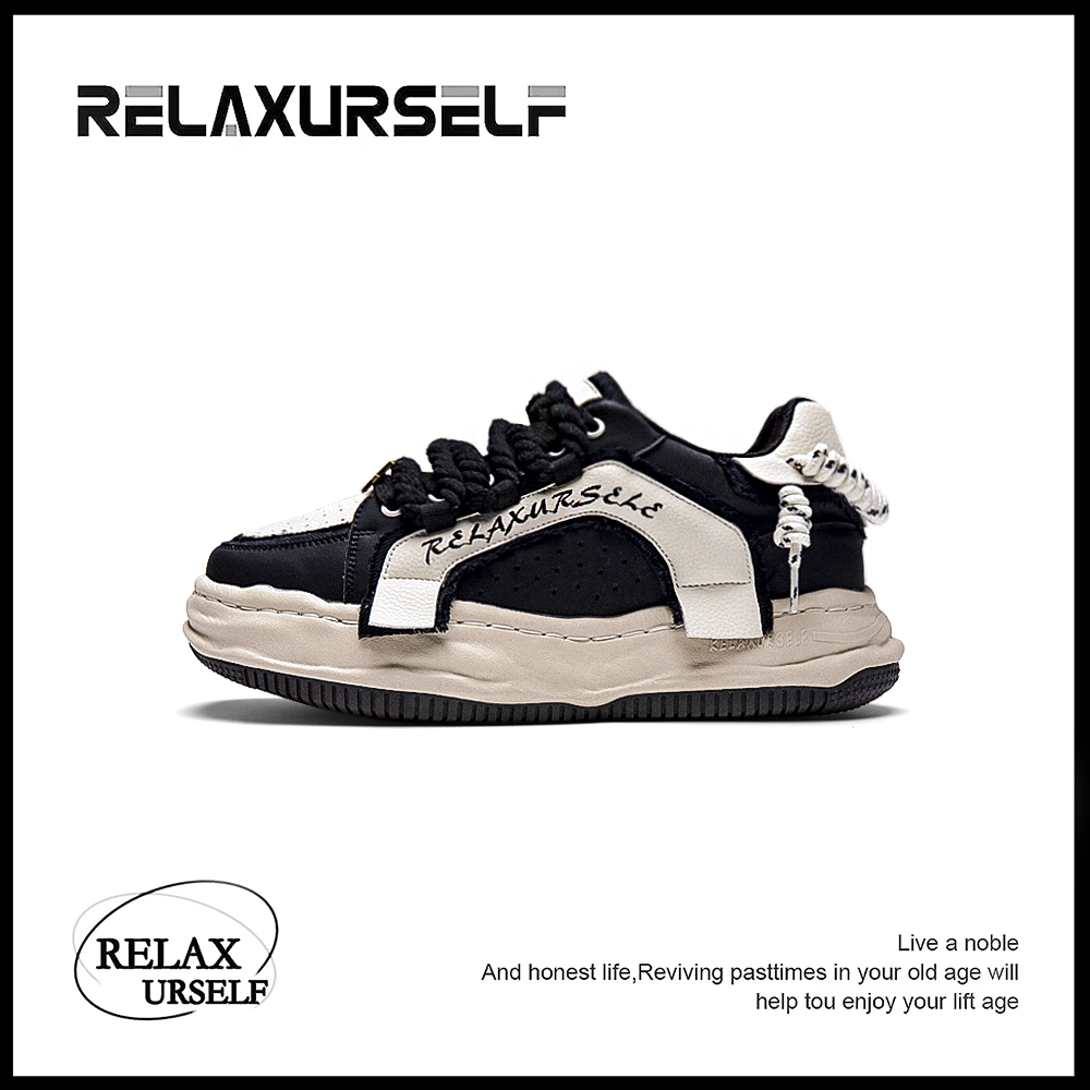 RELAXURSELF男士情侣潮鞋ins厚底增高运动休闲鞋百搭时尚潮流板鞋