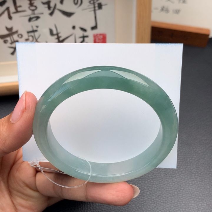 翡翠手镯未镶嵌翡翠手镯56圈口