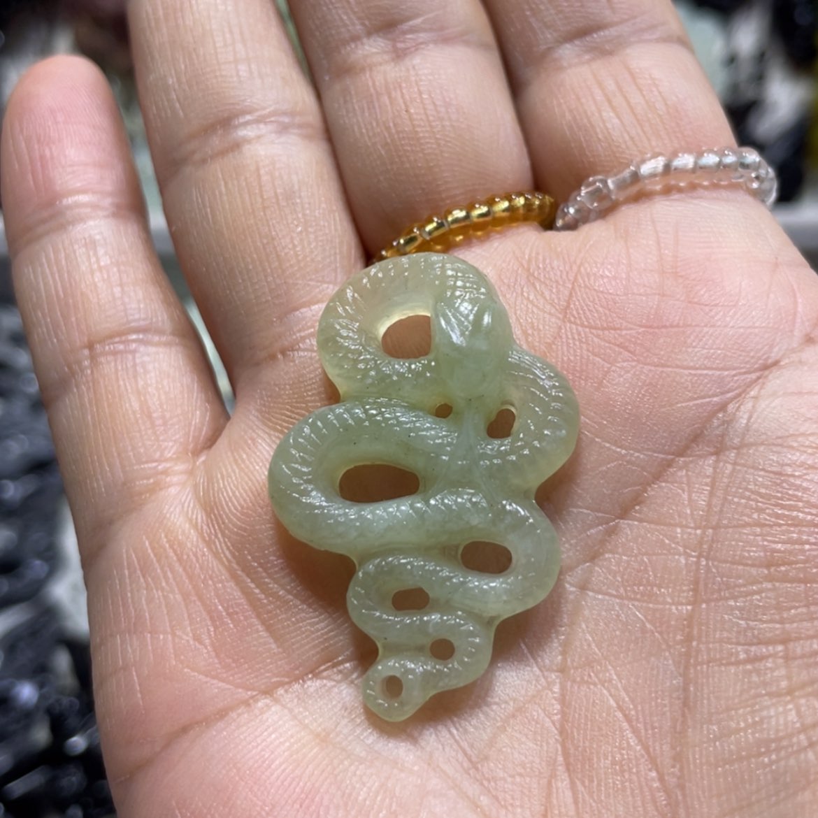 【闪购商品】岫玉颈饰未镶嵌56吊坠