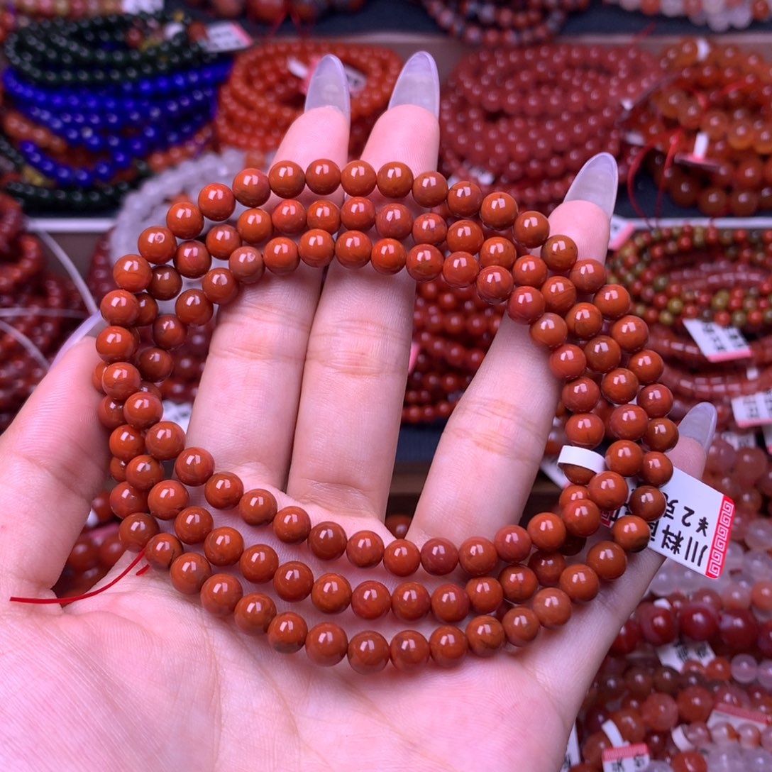 未镶嵌手链南红玛瑙6号卡6