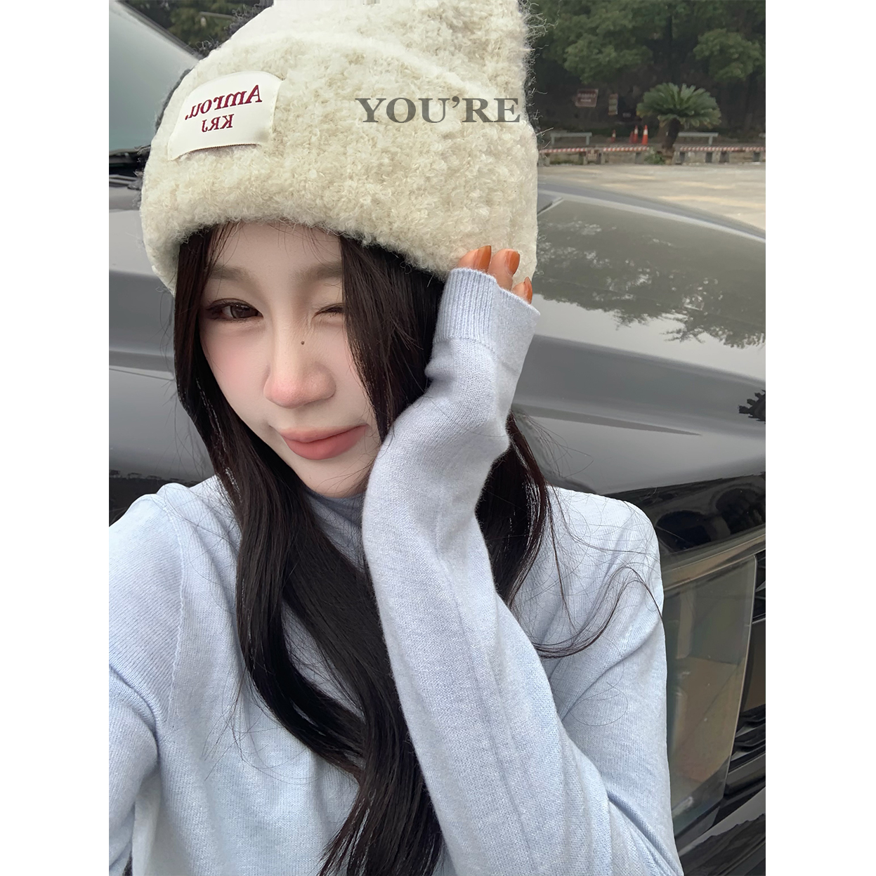 余薇儿—羊毛一线成衣抗起球堆堆领韩系保暖超软打底衫YR8856