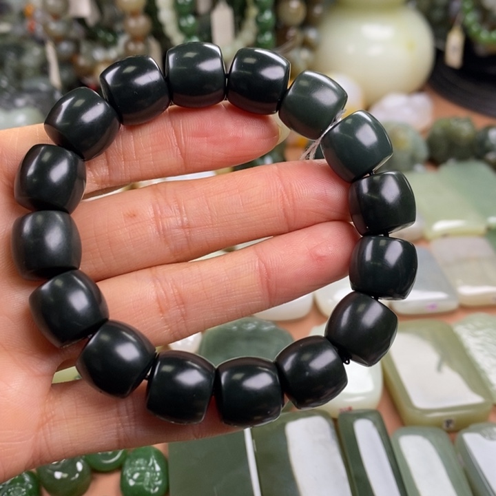 和田玉未镶嵌手链