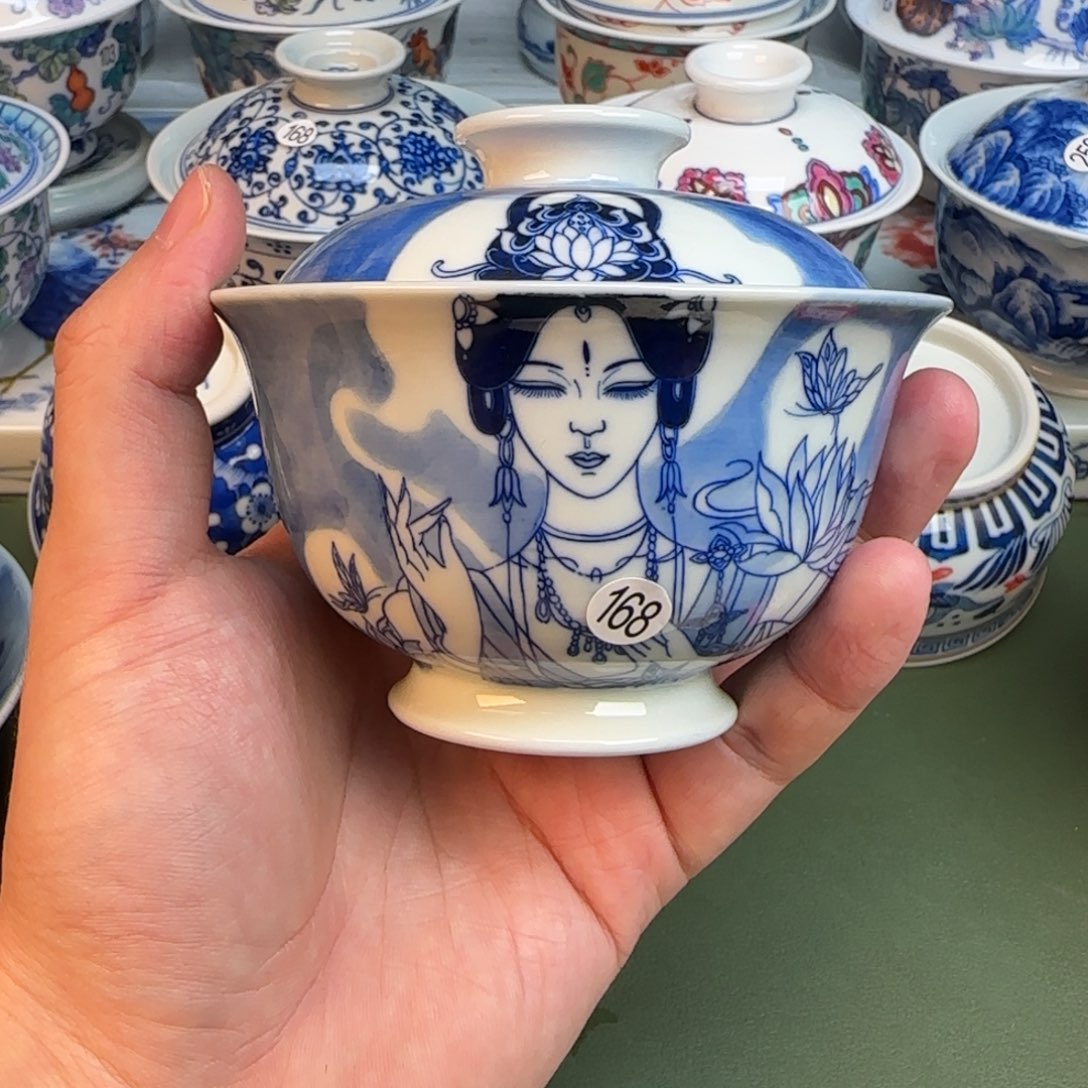 彦祖纯手工手绘茶具168