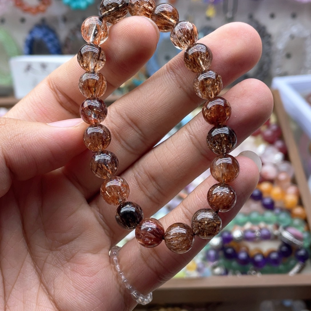 手链未镶嵌烟晶9.2咪黑金超