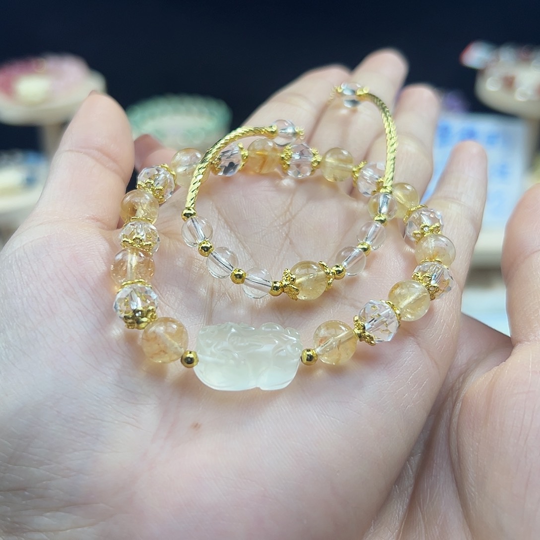 水晶手串未镶嵌水晶手串8m m