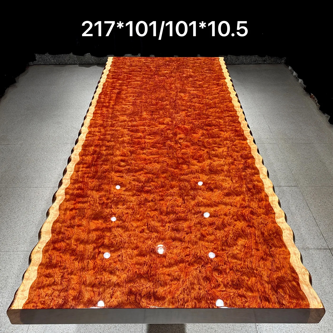 巴花大板 自然边 217*101*10.5