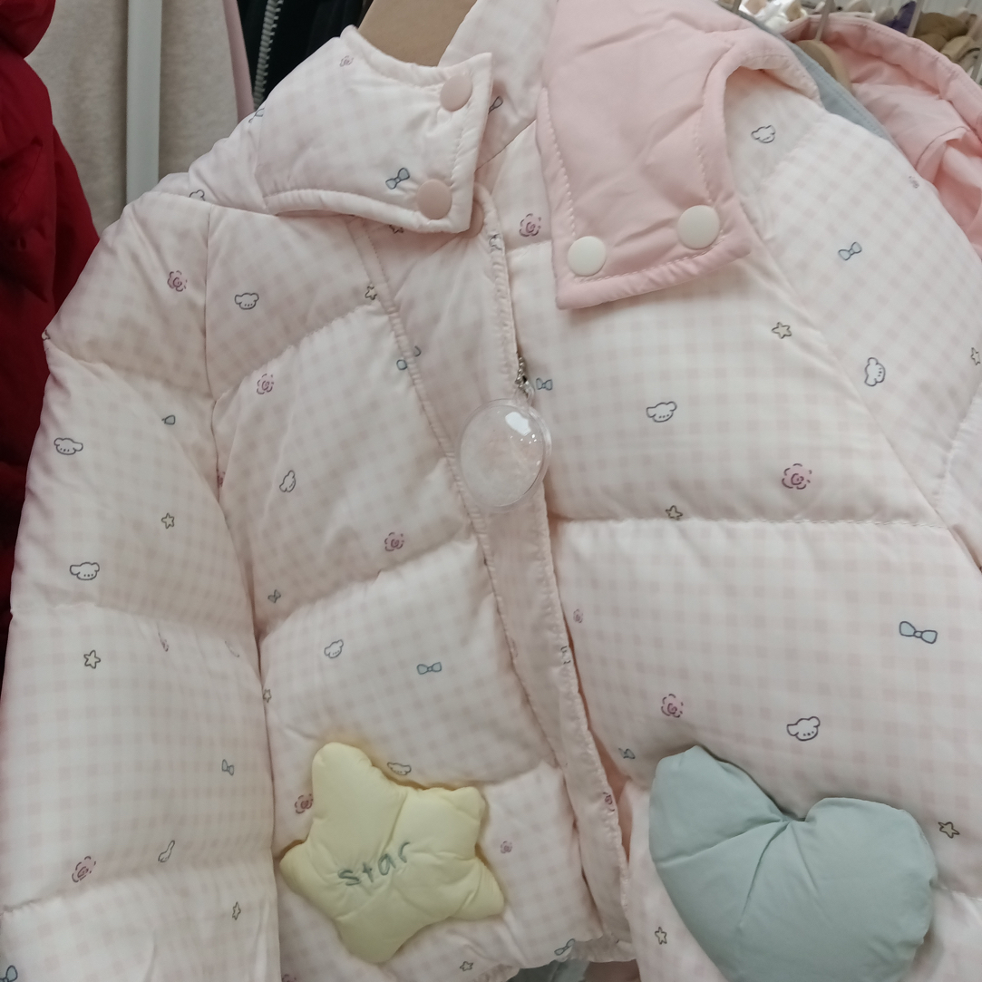 56559-MZ星星爱心羽绒外套