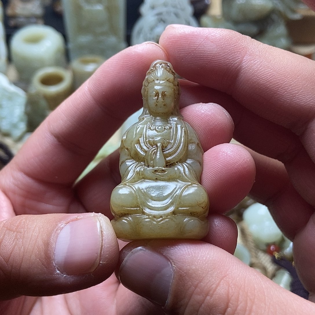 和田玉挂件未镶嵌冫