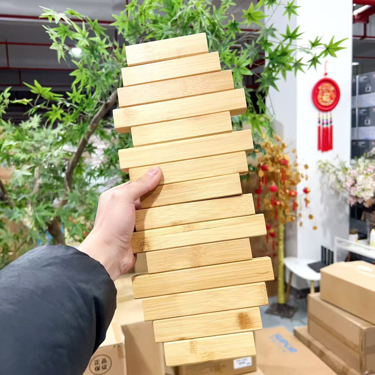 定制款！实木墙上挂钩